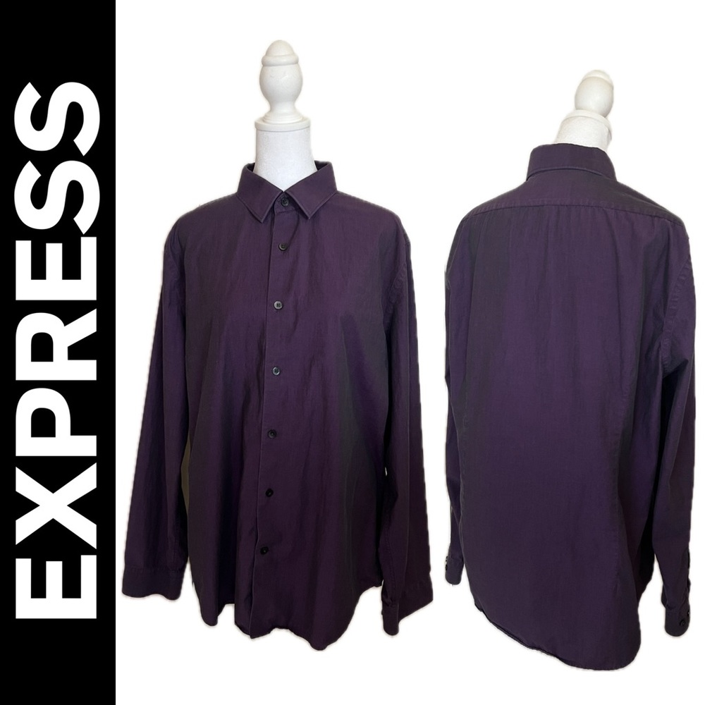 Express 1MX Fitted Men’s Dress Shirt